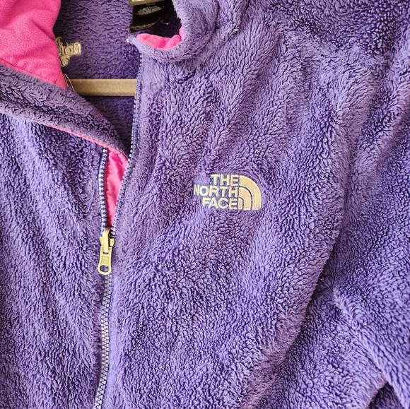 90s Purple The North Face Fleece Jacket- Size Medium - Picture 2 of 4